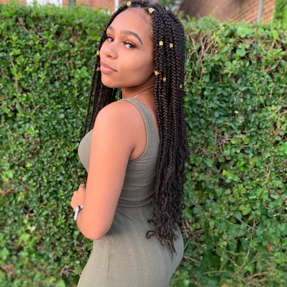 Olive green dress